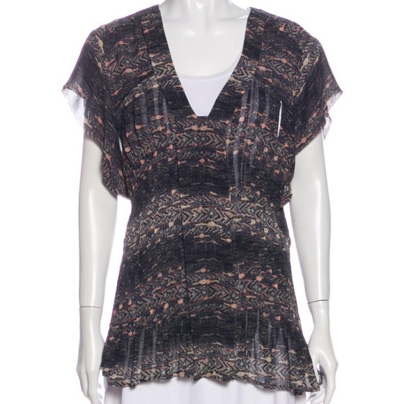 Isabel Marant silk printed blouse 🙌🏻 - Picture 1 of 3
